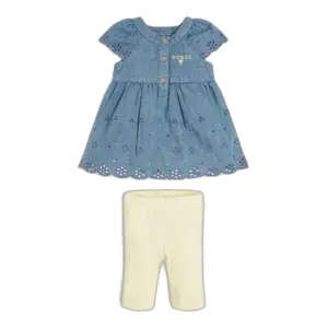 Baby girl t-shirt+shorts set Guess image-0