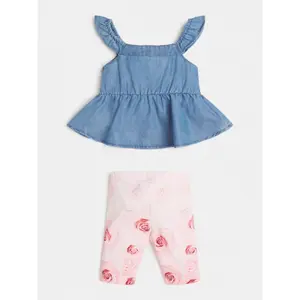 Baby girl t-shirt + leggings set Guess image-1