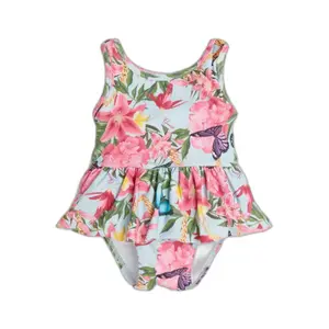 Baby girl 1-piece swimsuit Guess image-0
