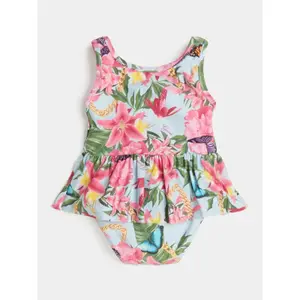 Baby girl 1-piece swimsuit Guess image-1