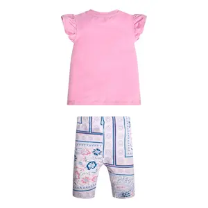 Baby boy t-shirt + legging jersey extensible bébé fille Guess image-0