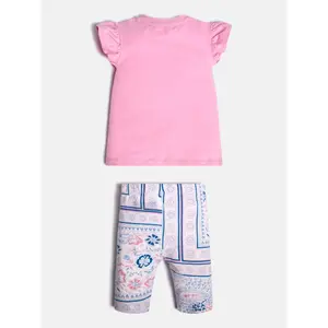 Baby boy t-shirt + legging jersey extensible bébé fille Guess image-3