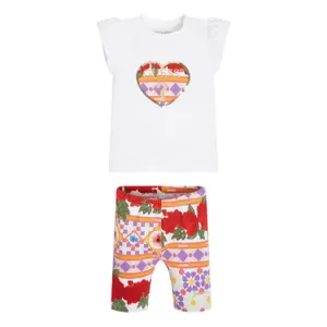 Baby boy t-shirt + legging jersey extensible bébé fille Guess image-1