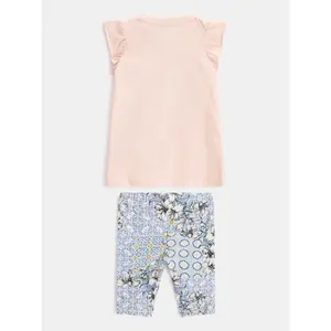 Baby boy t-shirt + legging jersey extensible bébé fille Guess image-3