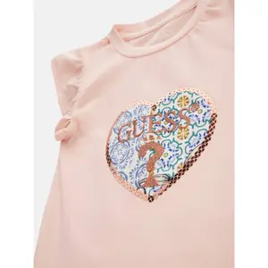 Baby boy t-shirt + legging jersey extensible bébé fille Guess image-4