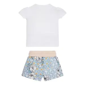 Baby girl t-shirt + shorts set Guess image-0
