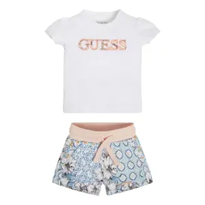 Baby girl t-shirt + shorts set Guess image-1