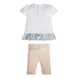 Baby boy t-shirt + legging jersey extensible bébé fille Guess image-0