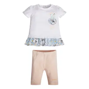 Baby boy t-shirt + legging jersey extensible bébé fille Guess image-1