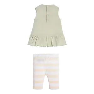 Baby girl tank top + pants set Guess image-0