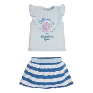 Baby girl t-shirt + skirt set Guess image-0