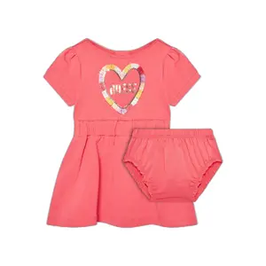 Baby girl dress and panties set Guess image-0