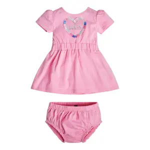 Baby girl dress and panties set Guess image-1