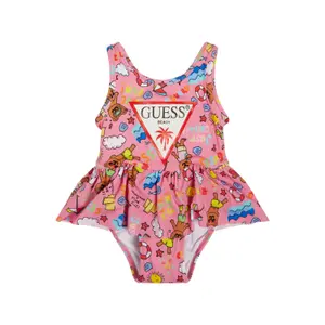 Baby girl 1-piece swimsuit Guess image-1