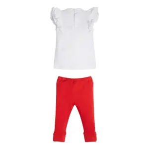 Baby girl t-shirt + pants set Guess image-0