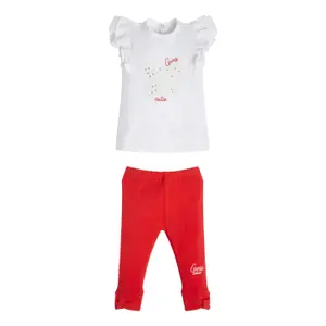 Baby girl t-shirt + pants set Guess image-1