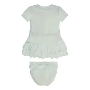 Baby girl viscose dress + panties set Guess image-1