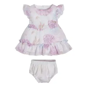 Baby girl dress + panties set Guess Chiffon image-0