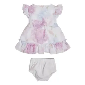 Baby girl dress + panties set Guess Chiffon image-1