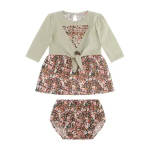Baby girl dress + panties set Guess Jersey image-0