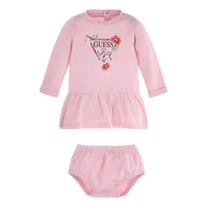 Baby girl dress + panties set Guess Interlock image-0