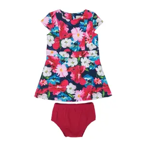 Baby girl dress + jersey panties set Guess image-0