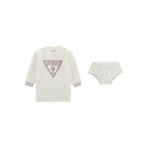Baby girl's jersey dress and panty set Guess image-0