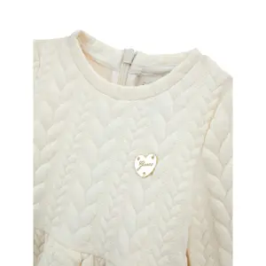 Dress and jersey shorts set for baby girls Guess image-2