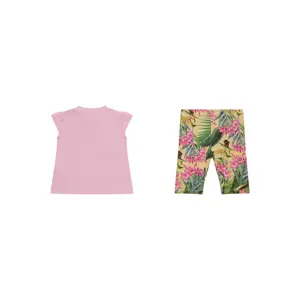 Baby girl t-shirt + leggings set Guess image-1