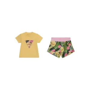 Baby girl t-shirt + shorts set Guess image-0