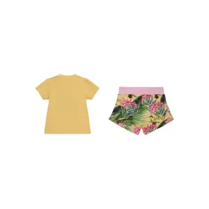 Baby girl t-shirt + shorts set Guess image-1