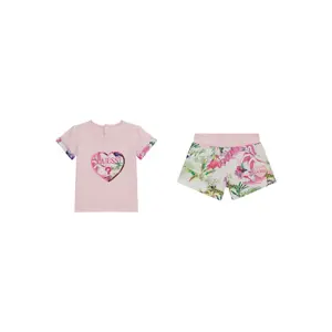 Baby girl t-shirt + shorts set Guess image-0