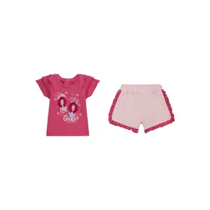 Baby girl t-shirt + shorts set Guess image-0