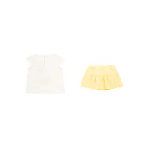 Baby girl t-shirt + shorts set Guess image-1