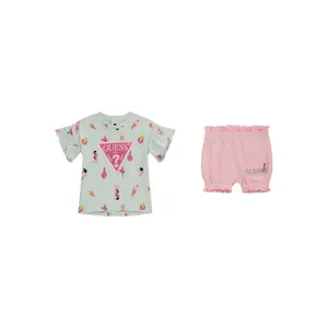 Baby girl t-shirt + shorts set Guess image-0