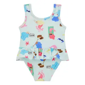 Baby girl 1-piece swimsuit Guess image-1