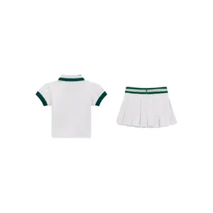 Baby girl polo + pleated skirt set Guess image-1