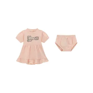 Baby girl dress + jersey panties set Guess image-0