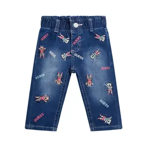 Stretchy jeans for baby girls Guess Paper Bag image-0