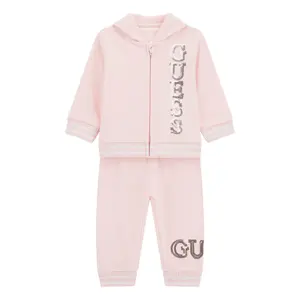 Baby zip-up sweatshirt and trousers set Guess Active image-0