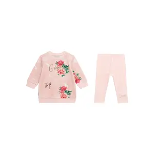 Girls' baby sweatshirt and legging set Guess Active image-0