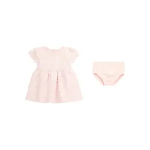 Baby girl knitted dress and trousers set Guess image-0