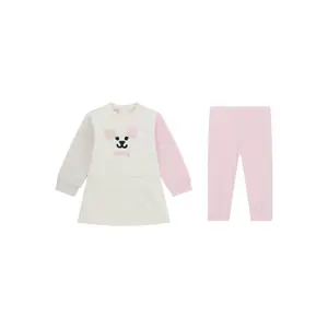 Girls' baby sweatshirt and legging set Guess Active image-0