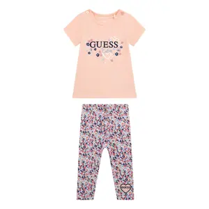 Baby girl t-shirt and leggings set Guess image-0