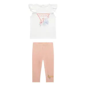 Baby girl t-shirt and leggings set Guess image-0