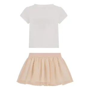 Baby girl t-shirt and skirt set Guess image-1