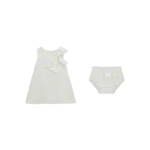 Ensemble robe sans manches avec culotte en satin bébé fille Guess image-0
