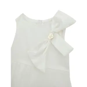 Ensemble robe sans manches avec culotte en satin bébé fille Guess image-2