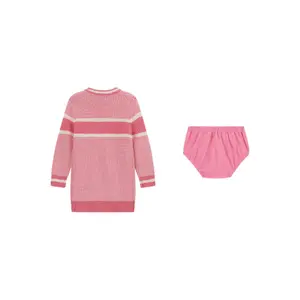 Ensemble robe sweat et culotte bébé fille Guess image-1