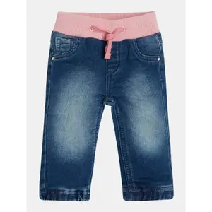 Baby girl pull-on jeans Guess image-2